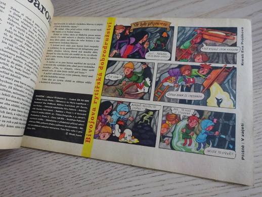 OHNÍČEK 7/1971, KOMIKS, NEPRAKTA, SEKORA, BURIAN