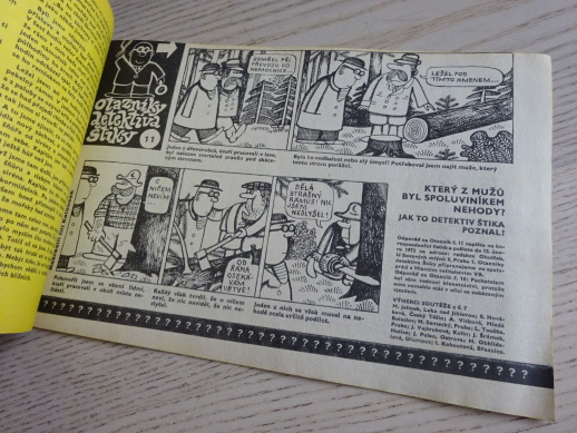 OHNÍČEK 11/1972, KOMIKS, NEPRAKTA, SEKORA, BURIAN