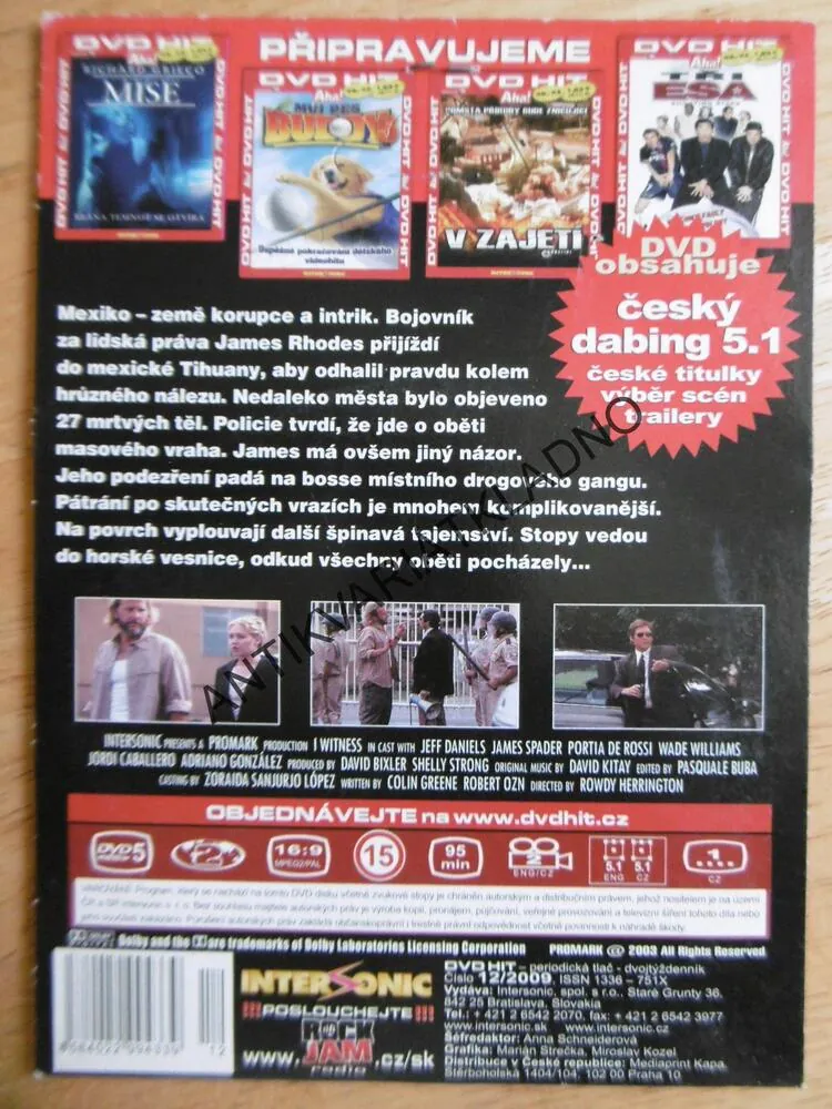 TOXIN, DVD FILM