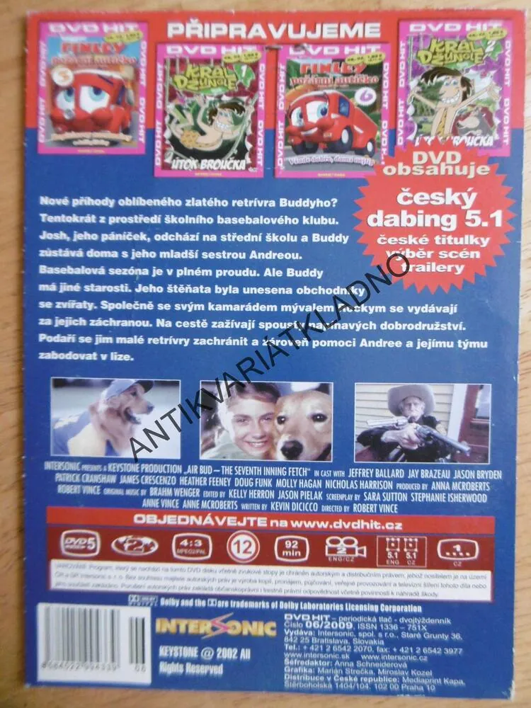 MŮJ PES BUDDY 4., DVD FILM