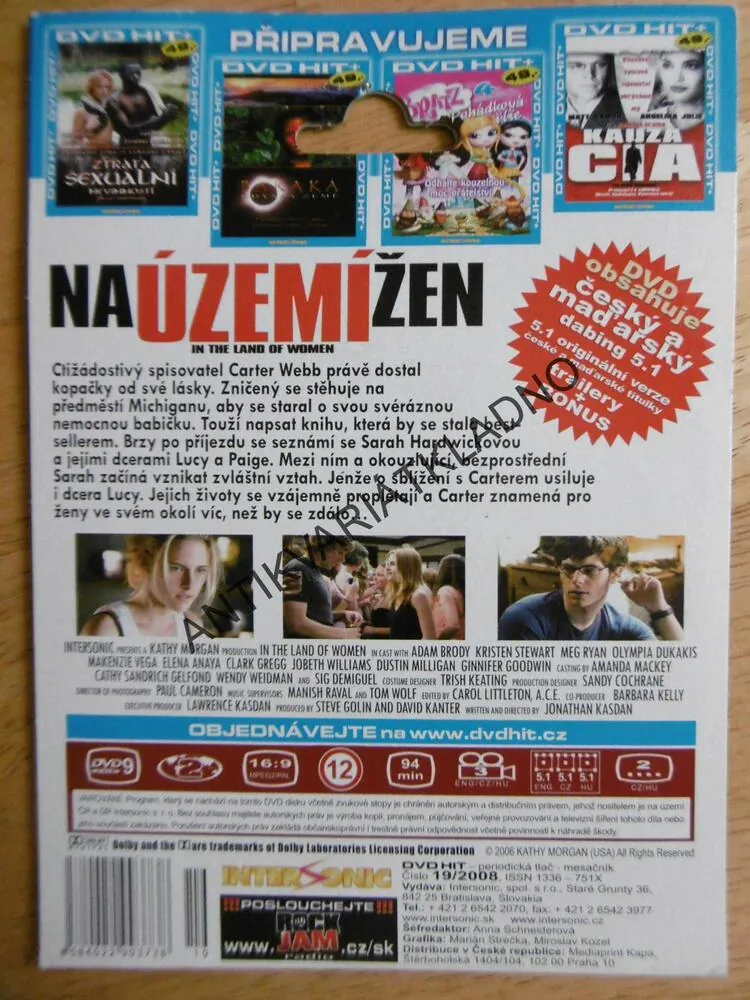 NA ÚZEMÍ ŽEN, DVD FILM