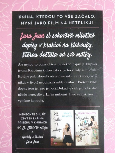 VŠEM KLUKŮM, KTERÉ JSEM MILOVALA, JENNY HANOVÁ, **an
