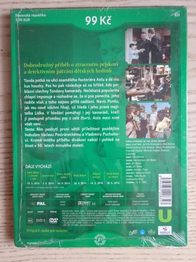 PUNŤA A ČTYŘLÍSTEK, DVD FILM