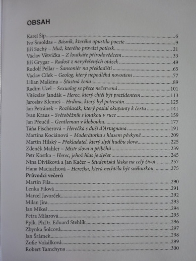 LIDICKÉ PODVEČERY S HVĚZDAMI 1-7, **an