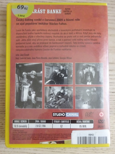 JAK VYKRÁST BANKU, DVD FILM