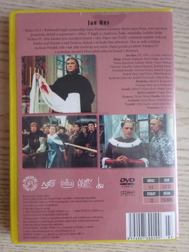 JAN HUS, DVD FILM