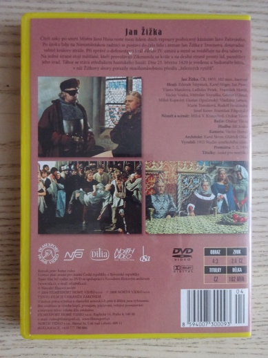JAN ŽIŽKA, DVD FILM
