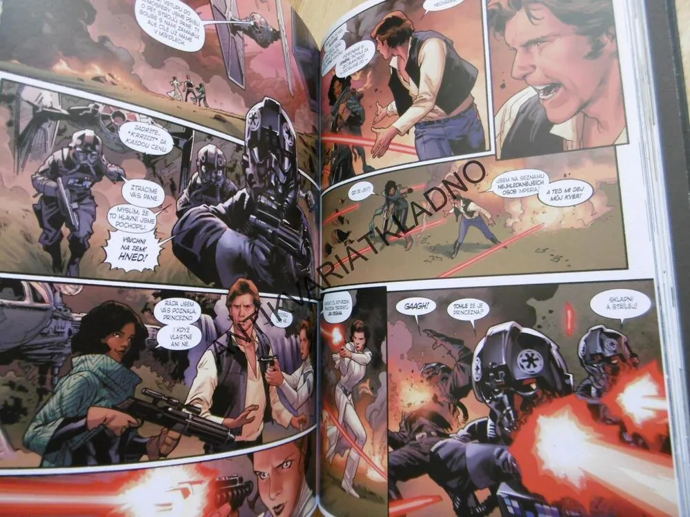 STAR WARS, SKYWALKER ÚTOČÍ ZÚČTOVÁNÍ NA PAŠERÁCKÉM MĚSÍCI, KOMIKS,