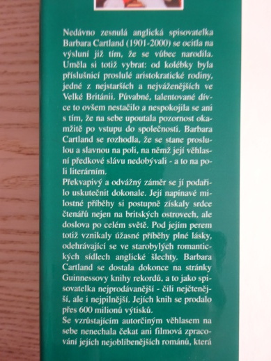 UROZENÝ SLUHA, BARBARA CARTLAND, **an
