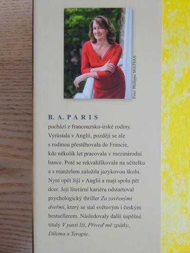VĚZEŇKYNĚ, B. A. PARIS, **an