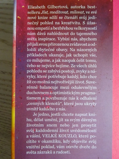 VELKÉ KOUZLO, ELIZABETH GILBERTOVÁ, **an