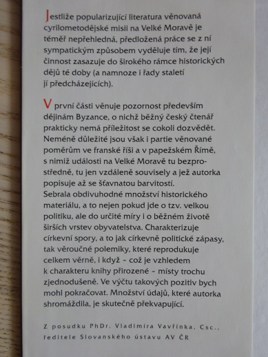 SVATÍ KACÍŘI ANEB REPORTÁŽ NEJEN Z VELKÉ MORAVY, JINDRA JAROŠOVÁ, **an