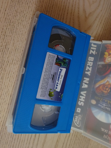 PŘÍŠERKY S. R. O., WALT DISNEY, PIXAR, VHS VIDEOKAZETA