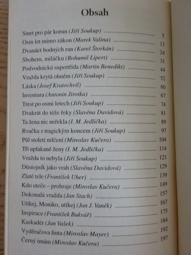 SBOHEM, MILÁČKU, TOP KRIMI, **an