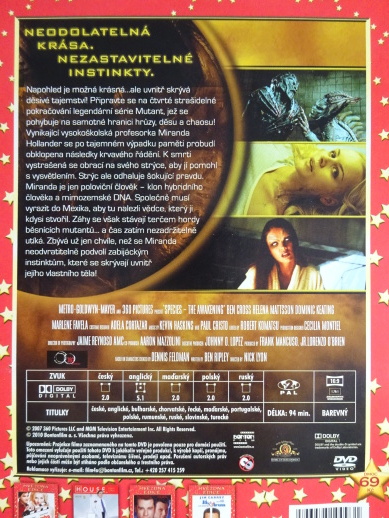 MUTANT: PROBUZENÍ, DVD FILM