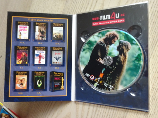 STATEČNÉ SRDCE, MEL GIBSON, DVD FILM