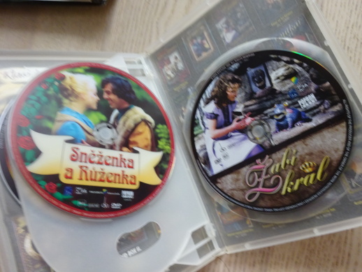 SNĚŽENKA A RŮŽENKA, NEVDĚK SVĚTEM VLÁDNE, ŽABÍ KRÁL, 3X DVD FILM