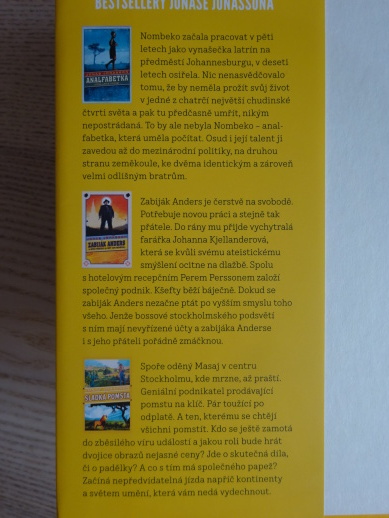 PROROKYNĚ A HLUPÁK, JONAS JONASSON, **an