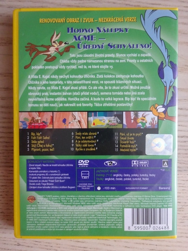 LOONEY TUNES, TO NEJLEPŠÍ Z KOHOUTKA ULIČNÍKA, DVD FILM