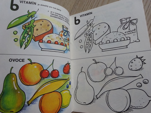 ABC VAŘENÍ, NÁKUP, 1987, OMALOVÁNKY
