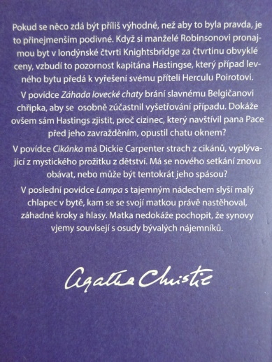 THE ADVENTURE OF THE CHEAP FLAT, PŘÍPAD LEVNÉHO BYTU, AGATHA CHRISTIE, **an