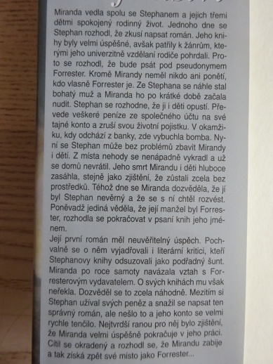 DĚSIVÉ TAJEMSTVÍ, CYNTHIA VICTOR, **an