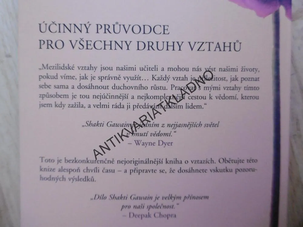 PROŽIJTE LÁSKYPLNÉ VZTAHY, SHAKTI GAWAIN