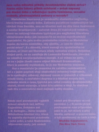 HRA O MANŽELSTVÍ, JEFFREY EUGENIDES, **an