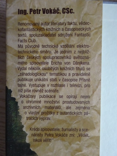 UKRADENÁ MONA LISA A DALŠÍ NEJSLAVNĚJŠÍ LOUPEŽE UMĚLECKÝCH DĚL, PETR VOKÁČ, **an