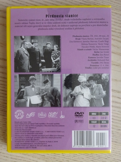 PŘEDNOSTA STANICE, DVD FILM  ČR