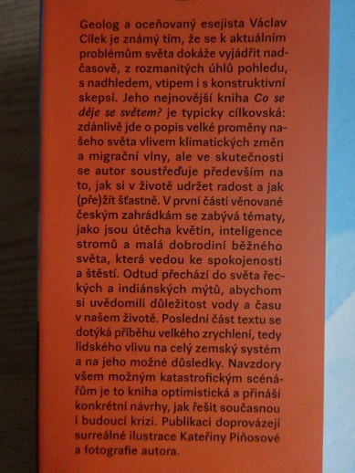 CO SE DĚJE SE SVĚTEM?, VÁCLAV CÍLEK, **an