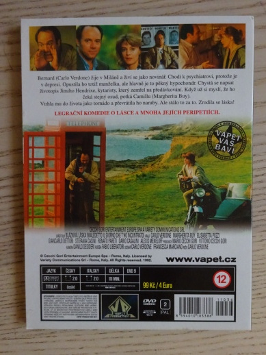 BLÁZNIVÁ LÁSKA, DVD FILM