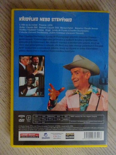 KŘIDÝLKO NEBO STEHÝNKO, DVD FILM