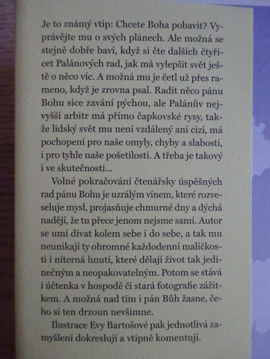 RADY PÁNU BOHU, JAK VYLEPŠIT SVĚT JEŠTĚ LÍP, ALEŠ PALÁN, EVA BARTOŠOVÁ, **an