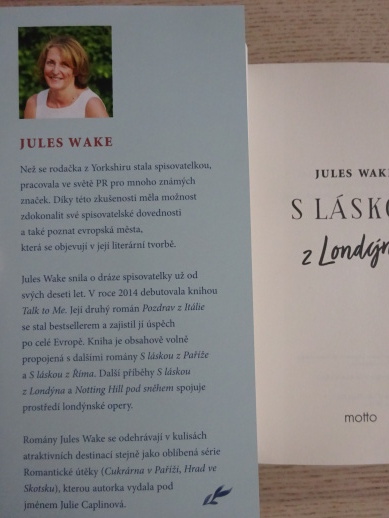 S LÁSKOU Z LONDÝNA, JULES WAKE, **an