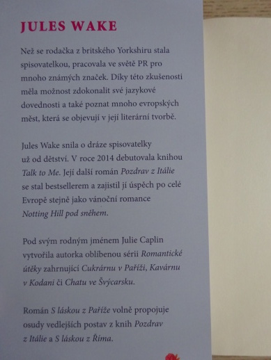 S LÁSKOU Z PAŘÍŽE, JULES WAKE, **an