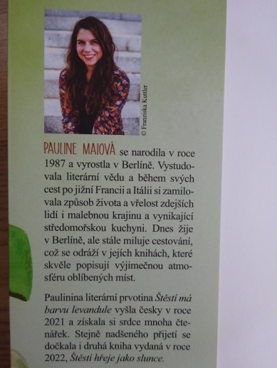 ŠTĚSTÍ VONÍ JAKO CHLEBA, PAULINE MAIOVÁ, **an