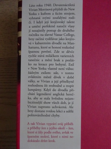 MĚSTO DÍVEK, ELIZABETH GILBERTOVÁ, **an