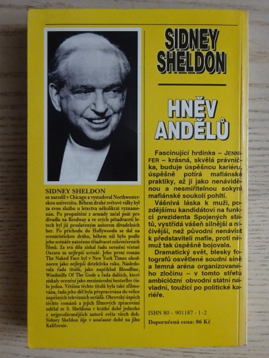 HNĚV ANDĚLŮ, SIDNEY SHELDON, **an