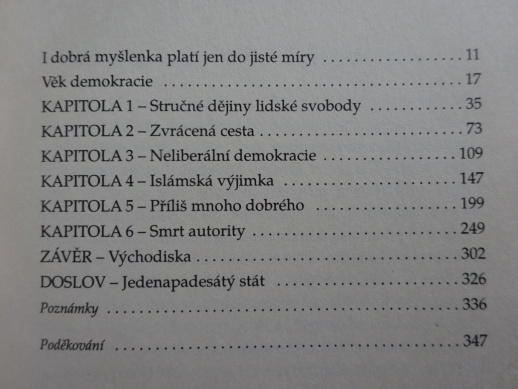 BUDOUCNOST SVOBODY, FAREED ZAKARIA, **an
