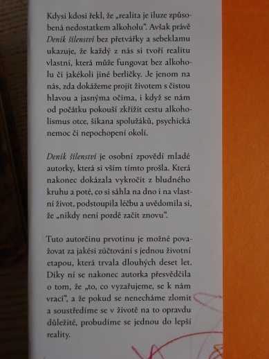 DENÍK ŠÍLENSTVÍ, KONEC ALKOHOLIČKY, VERONIKA SAFORKOVÁ, **an