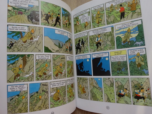 TINTINOVA DOBRODRUŽSTVÍ, ŽEZLO KRÁLE OTTOKARA, HERGÉ, **an