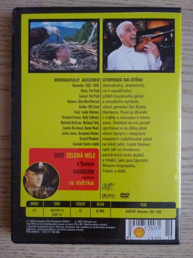 UTOPENEC NA ÚTĚKU, DVD FILM