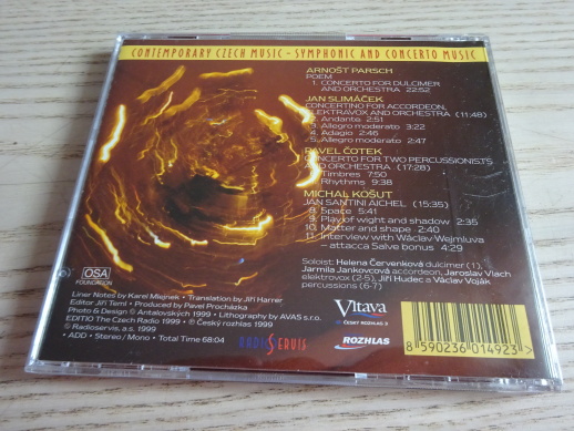 ČESKÁ SOUDOBÁ HUDBA - SYMFONICKÁ A KONCERTNÍ HUDBA, CD HUDBA