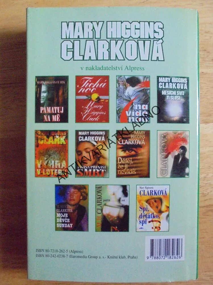 MĚSÍČNÍ SVIT TI SLUŠÍ, MARY HIGGINS CLARKOVÁ, **an