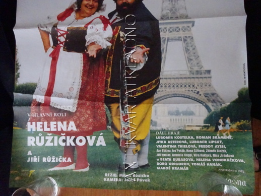TRHALA FIALKY DYNAMITEM, HELENA RŮŽIČKOVÁ, PLAKÁT 9C