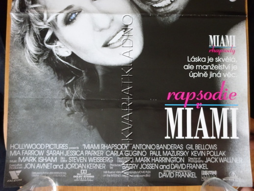 RAPSODIE V MIAMI, S. J. PARKER, BANDERAS, PLAKÁT 12C
