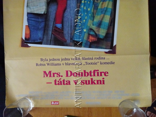 MRS. DOUBTFIRE, TÁTA V SUKNI, ROBIN WILLIAMS, PLAKÁT 14C