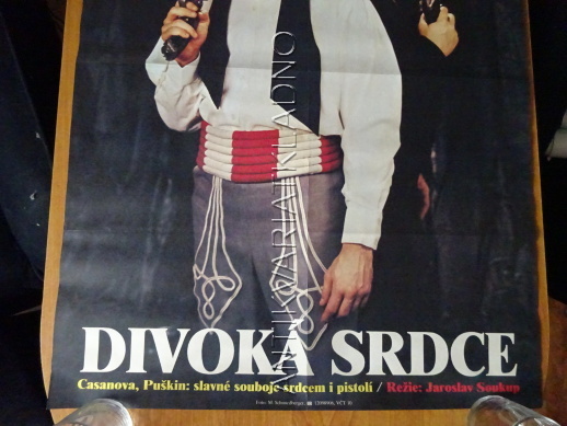 DIVOKÁ SRDCE, LUKÁŠ VACULÍK, JIŘÍ BARTOŠKA, PLAKÁT 23T