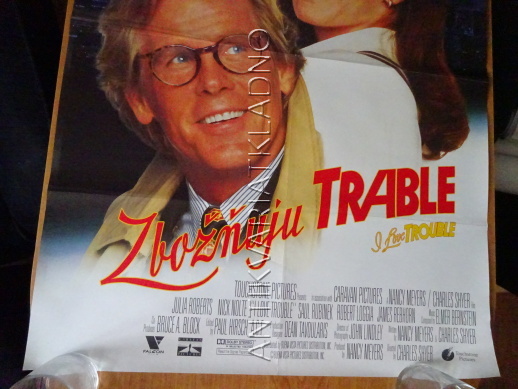 ZBOŽŇUJU TRABLE, NICK NOLTE, JULIA ROBERTS PLAKÁT 29T
